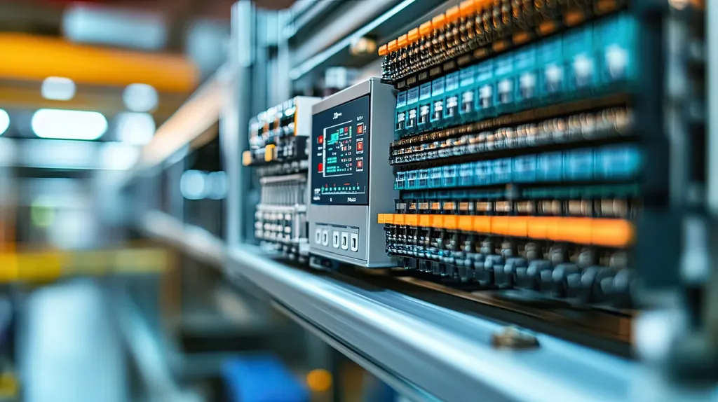 Industrial control system with input and output modules