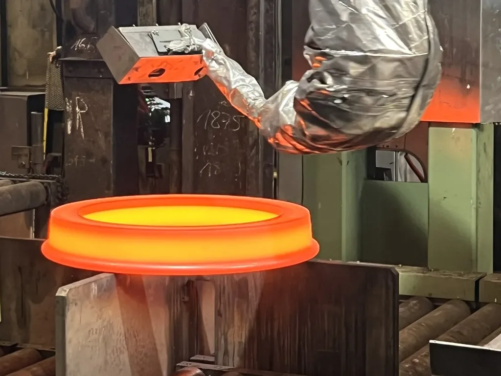 Measurement equipment above a hot ring